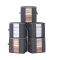 pack of 3-Improved Quality LARGE Storage Bags FOR SHIRTS CLOTHS AND BLANCKETS DOUBLE ZIPPER Organizer