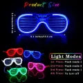 LED Glow Light Eyes Glasses