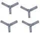 Waterproof & Dustproof Three Blades