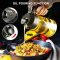 Oil Dispenser Bottle for Kitchen, 2 in 1 Olive Oil Sprayer