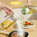 Oil Dispenser Bottle for Kitchen, 2 in 1 Olive Oil Sprayer